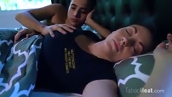 American Mature Stepmom'S Surprise Encounter With Sleeping Stepson