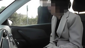 Public Parking Sex And Post-Work Solo Play With Voyeur - Misscreamy