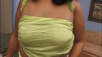 A Plump Indian Lass Auditions For Adult Work And Gets Showered With Semen From Two Gentlemen