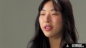 Intimate Exploration Of Brunette Elle Lee'S Orgasmic Journey Through Solo Female Masturbation!
