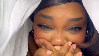 The Stepbrother Was Caught Masturbating By His African Stepmom